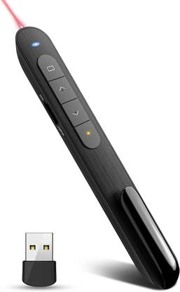 BTS Presentation Clicker PowerPoint PPT Clicker with Laser Pointer, RF 2.4GHz Wireless Presenter Remote Clicker Mac, for Powerpoint Presentations Presenter