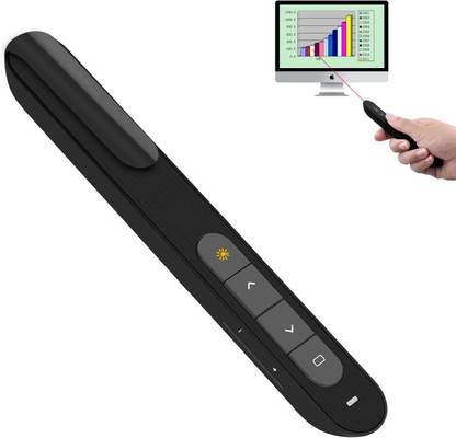BTS Wireless Presenter Pointer, 2.4GHz 100M Remote Control FILP Pen, No Need to Install, for Multi Media Devices, Projector, PC, Tablet PC Presenter