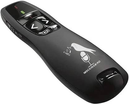 Mocking Bird Wireless Presenter Powerful Laser Pointer with USB Receiver PPT Slide Changer Remote Laser Pointer for Presentation Copatible with Mac Laptop Computer Keynote Presenter