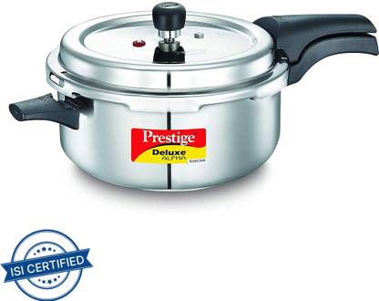 Prestige Svachh Deluxe Alpha 5 L Outer Lid Induction Bottom Pressure Cooker