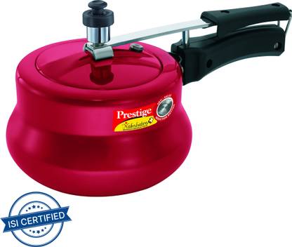 Prestige Nakshatra Plus Flame Red Handi 3 L Inner Lid Induction Bottom Pressure Cooker