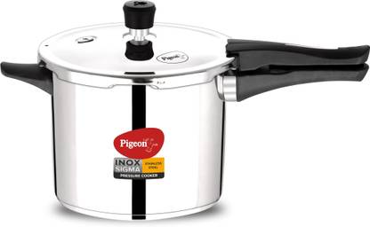 Pigeon Inox Sigma 3 L Outer Lid Induction Bottom Pressure Cooker