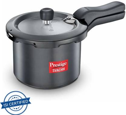 Prestige Svachh Hard Anodised 7.5 L Outer Lid Induction Bottom Pressure Cooker