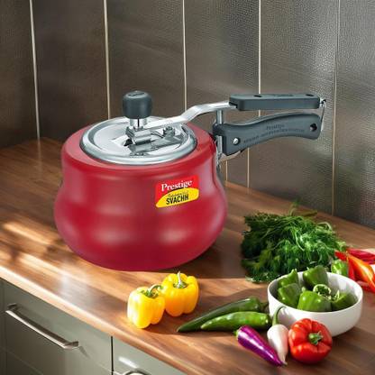 Prestige Svachh Nakshatra Duo Plus 2 L Inner Lid Induction Bottom Pressure Cooker