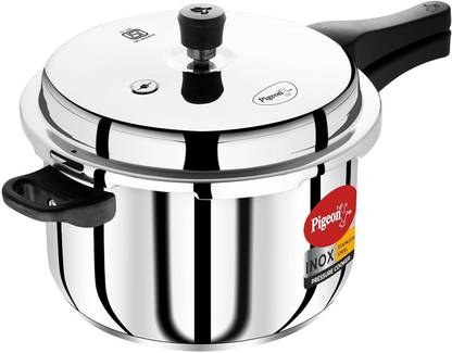 Pigeon Inox 6 L Outer Lid Induction Bottom Pressure Cooker