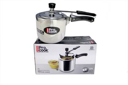 MILTON pro cook cooker 2l inner lid 3 layer bottom design for healthy cooking 2 L Inner Lid Induction Bottom Pressure Cooker