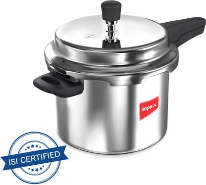 IMPEX Non-Induction Base Outer Lid Pressure cooker 5 L Outer Lid Pressure Cooker