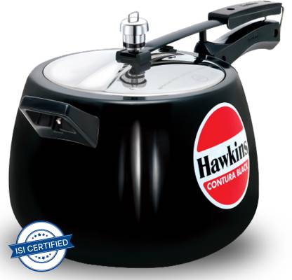 Hawkins Contura Black (CB65) 6.5 L Inner Lid Pressure Cooker
