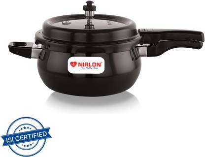 NIRLON 5 L Induction Bottom Pressure Cooker  (Hard Anodized) at Rs. 1399