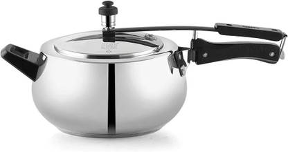PNB GEM Aluminium Pressure Cooker - Induction Base 5.5 L Inner Lid Induction Bottom Pressure Cooker