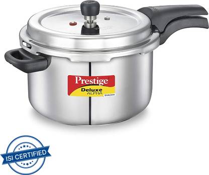 Prestige Deluxe Alpha Svachh 6.5 L Outer Lid Induction Bottom Pressure Cooker