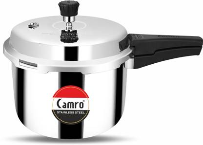 Camro Steel Butterfly 1.5 Liters Outer lid Pressure Cooker 1.5 L Outer Lid Induction Bottom Pressure Cooker