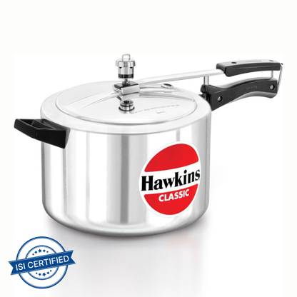 Hawkins Classic Wide (CL8W) 8 L Inner Lid Pressure Cooker
