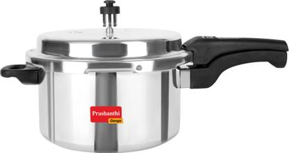 Prashanthi Ganga 5 Litres Premium Aluminium Pressure Cooker, 5 years warranty, ISI Certified 5 L Outer Lid Pressure Cooker