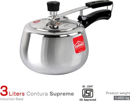 SUMMIT C-tura Non-Induction Bottom Prime 3 L Inner Lid Pressure Cooker