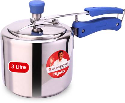 WONDERCHEF Nigella Inner Lid 3 L Inner Lid Induction Bottom Pressure Cooker