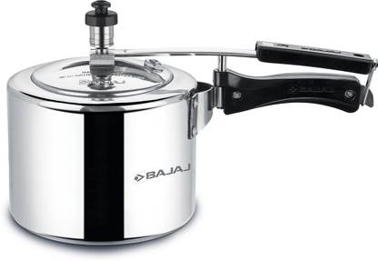 BAJAJ PCX 43 Majesty With Duo Inner Lid 3 L Inner Lid Induction Bottom Pressure Cooker