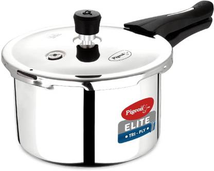 Pigeon Elite Shine 1.5 L Outer Lid Induction Bottom Pressure Cooker