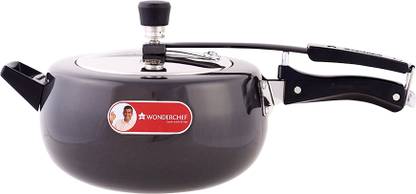 WONDERCHEF Taurus Hard Anodized Inner Lid 5 L Inner Lid Induction Bottom Pressure Cooker
