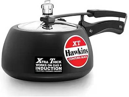 Hawkins Contura Black XT 3 LITRE (CXT30) 3 L Inner Lid Induction Bottom Pressure Cooker