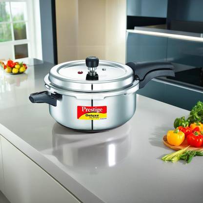 Prestige Svachh Deluxe Alpha 5 L Outer Lid Induction Bottom Pressure Cooker