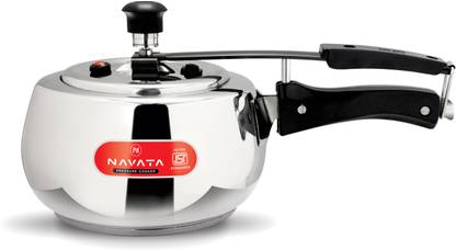 NAVATA NAPC-0008 3 L Inner Lid Induction Bottom Pressure Cooker