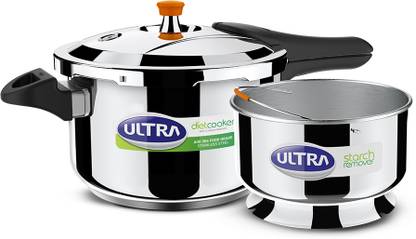 ULTRA DURACOOK DIET 5.5 L Outer Lid Induction Bottom Pressure Cooker