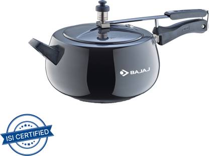 BAJAJ New Shakti 5HD HA Handi with IB MAJESTY PCX 65 HD 5 L Induction Bottom Pressure Cooker  (Hard Anodized) at Rs. 1799