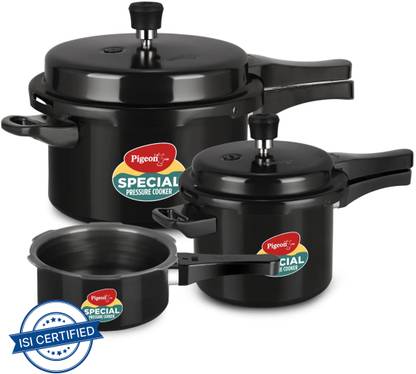 Pigeon Special and 2 L, 3 L, 5 L Outer Lid Induction Bottom Pressure Cooker