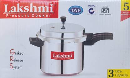 Lakshmi 3 L Outer Lid Pressure Cooker