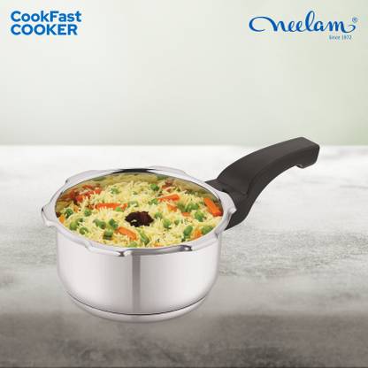 NEELAM 1 L Outer Lid Induction Bottom Pressure Cooker