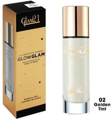CVB Glam21 Illuminating Primer Glow Glam High Definition Makeup Base - Golden Tint Primer  - 40 ml