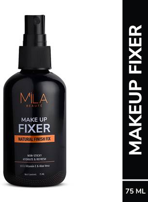 mila beaute Natural Makeup Fixer Non-Sticky Makeup Setting Spray Primer  - 75 ml