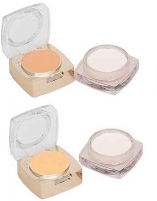 HUZURLU PROFESSIONAL 2 IN 1 PRIMER & CONCEALER WATERPROOF MAKEUP BASE PACK OF 2 Primer - 18 g