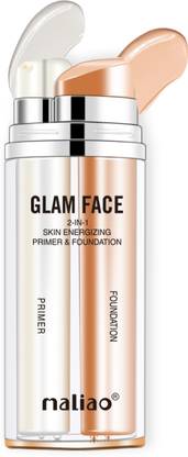maliao 2-in-1 Skin Energizing Base Primer + Foundation - Ultimate Base Glow Primer  - 60 g