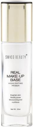 SWISS BEAUTY Real Makeup Make - Up Base Highlighting  Primer  - 32 ml
