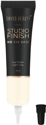 SWISS BEAUTY Studio Finish HD Eye Base Eye Primer Light, 10ml (SB-1321) (NO-01) Primer  - 10 ml