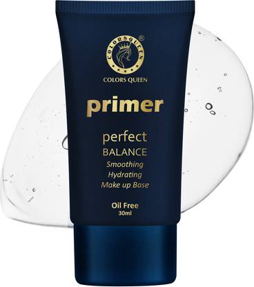 COLORS QUEEN Perfect Balance Makeup Base Oil Free Primer | Long Lasting, Light Weight  Primer  - 30 ml