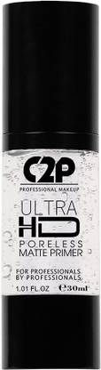 C2P Professional Makeup Ultra Hd Hydrating Primer With Gel-Based Formula for Poreless Skin Primer  - 30 ml