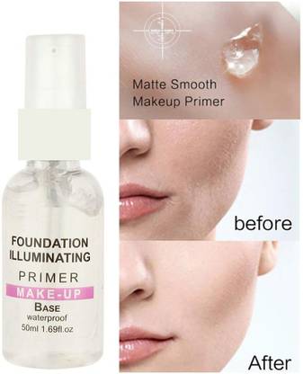 MYEONG Clear Gel Face Primer Makeup Base Long Lasting Invisible Pore Smooth  Primer  - 50 ml