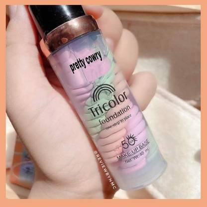 PRETTY COWRY Bubble tricolor cream Primer  - 30 ml