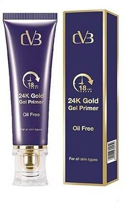 CVB 24K Gel Primer for Pores Minimization, Anti-Ageing Oil-Free & Fragrance-Free C15 Primer  - 40 ml