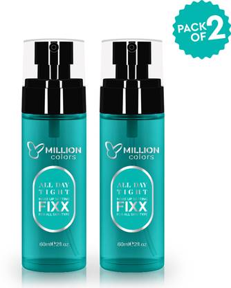 Million Colors Makeup Fixer Setting Spray All Day Tight Waterproof Long Lasting For Oily Skin Primer  - 120 ml