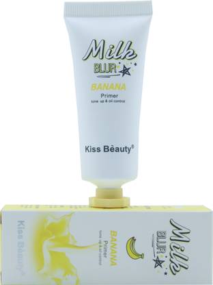 Kiss Beauty Banana Milk Blur Face Primer Tone Up And Oil Control Primer  - 30 ml