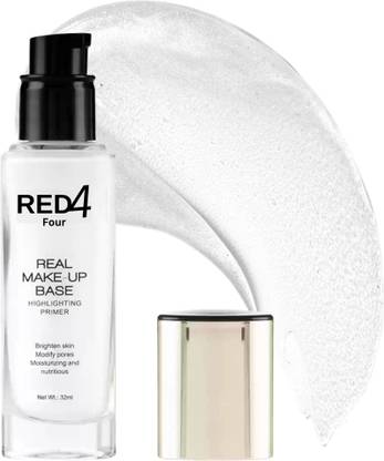 RED4 Real Makeup Base Highlighting Primer| Skin-Hydrating Poreless Primer 1 Primer  - 30 ml