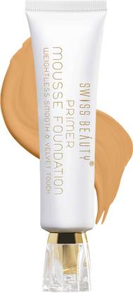 SWISS BEAUTY Primer Mousse Foundation, Face Makeup, Beige ,40 ml Primer  - 40 ml