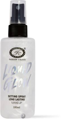 FASHION COLOUR Liquid Glow Setting Spray For Makeup Long Lasting MF09A Primer  - 100 ml