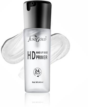 JUSTGOLD HD Primer Matte Smooth Texture Fills Pores and Fine Lines Long Lasting Primer  - 40 ml