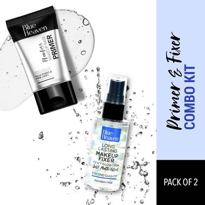 BLUE HEAVEN Primer 30Gm & Fixer 60Ml Set Primer  - 90 g