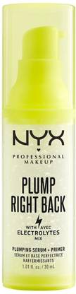 Nyx Professional Plump Right Back Electrolytes  Primer  - 30 ml
